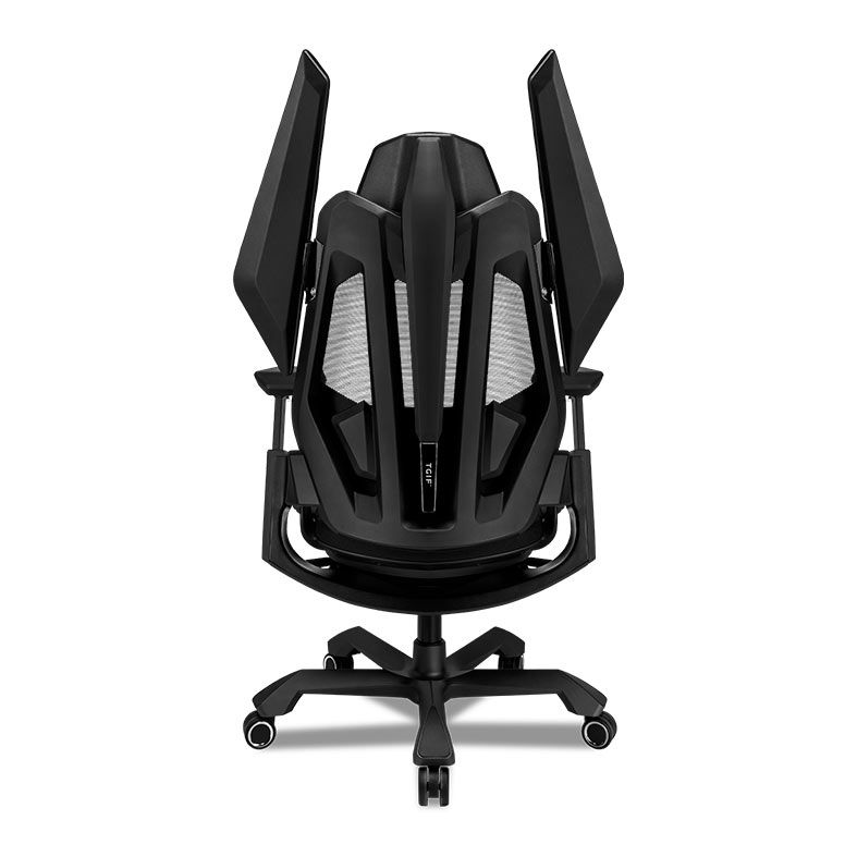 Cadeira Ergonomica TGIF T0, Espuma Moldada, Braco 3D, Preto, T0-N