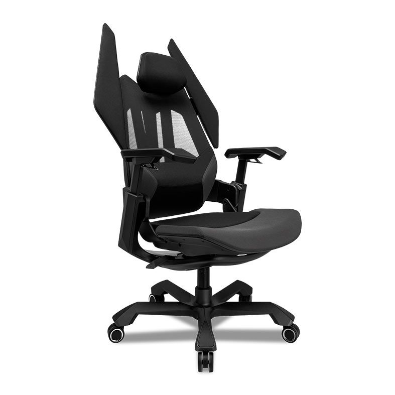 Cadeira Ergonomica TGIF T0, Espuma Moldada, Braco 3D, Preto, T0-N