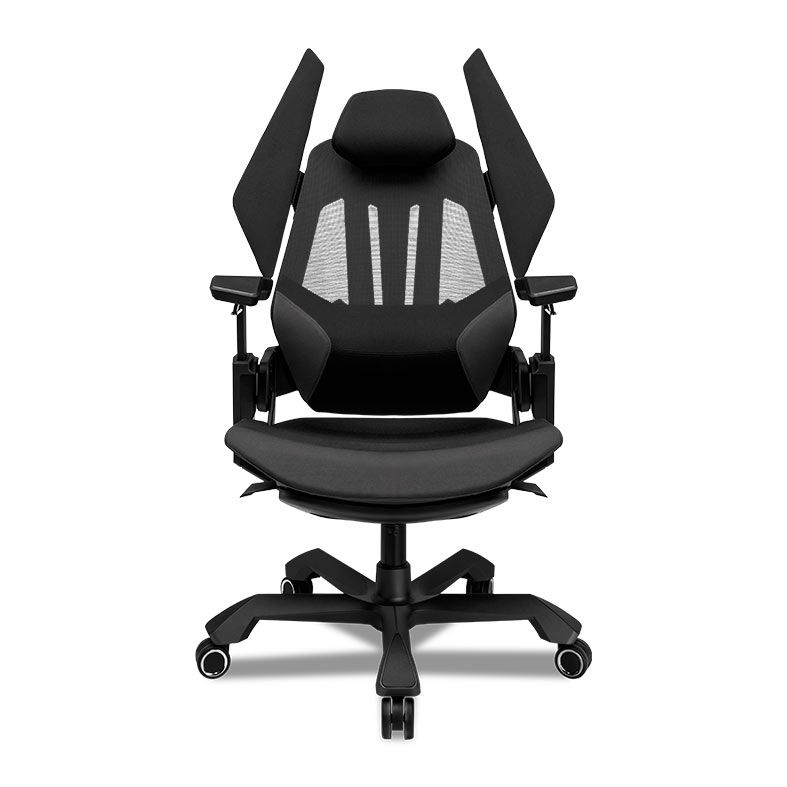 Cadeira Ergonomica TGIF T0, Espuma Moldada, Braco 3D, Preto, T0-N