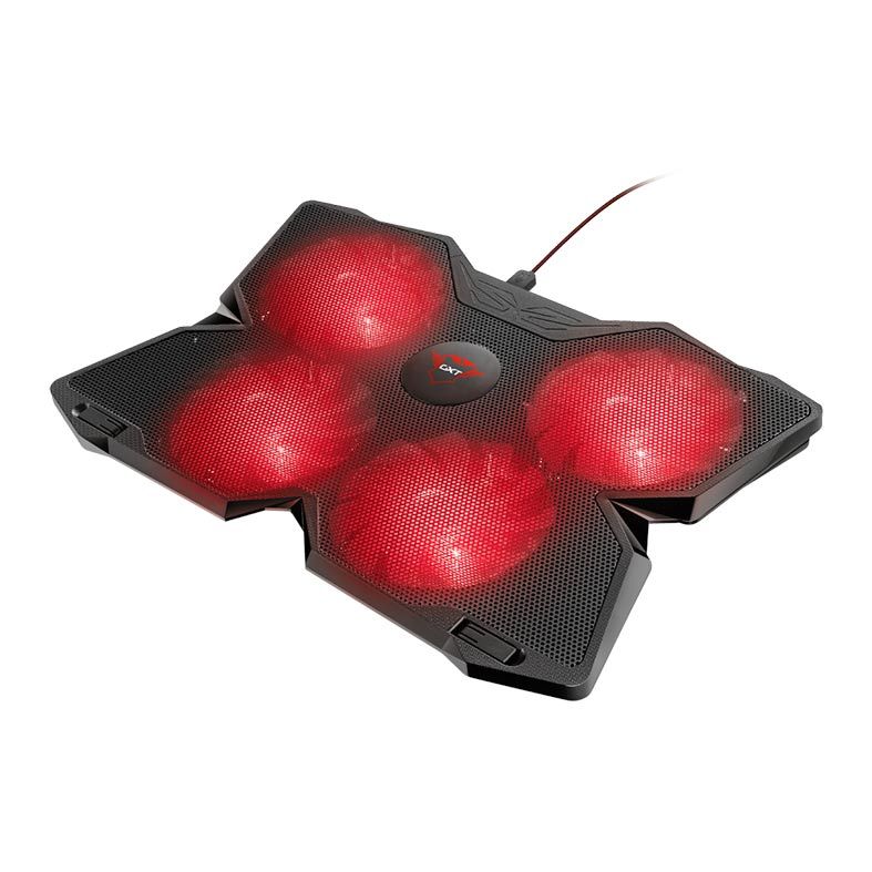 Base Para Notebook Trust GXT 278 Yozu 17.3'' Led Vermelho, T20817