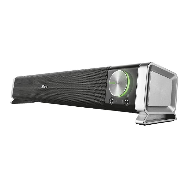 Soundbar Trust Asto Para PC e TV 12W preto, T21046