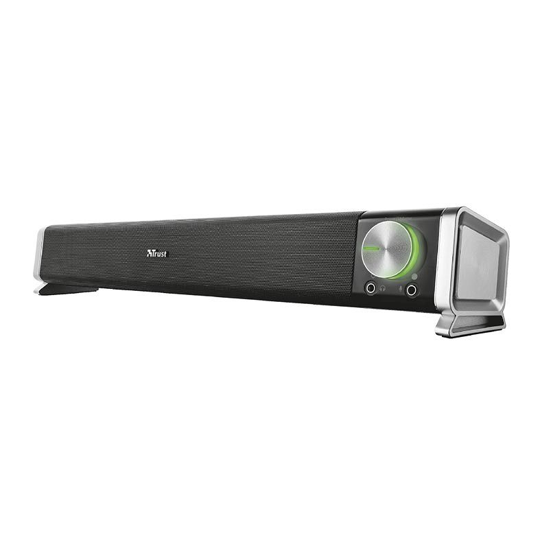 Soundbar Trust Asto Para PC e TV 12W preto, T21046