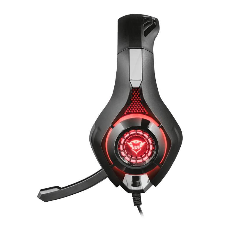 Headset Gamer Trust GXT 313 Nero Led Vermelho, T21601