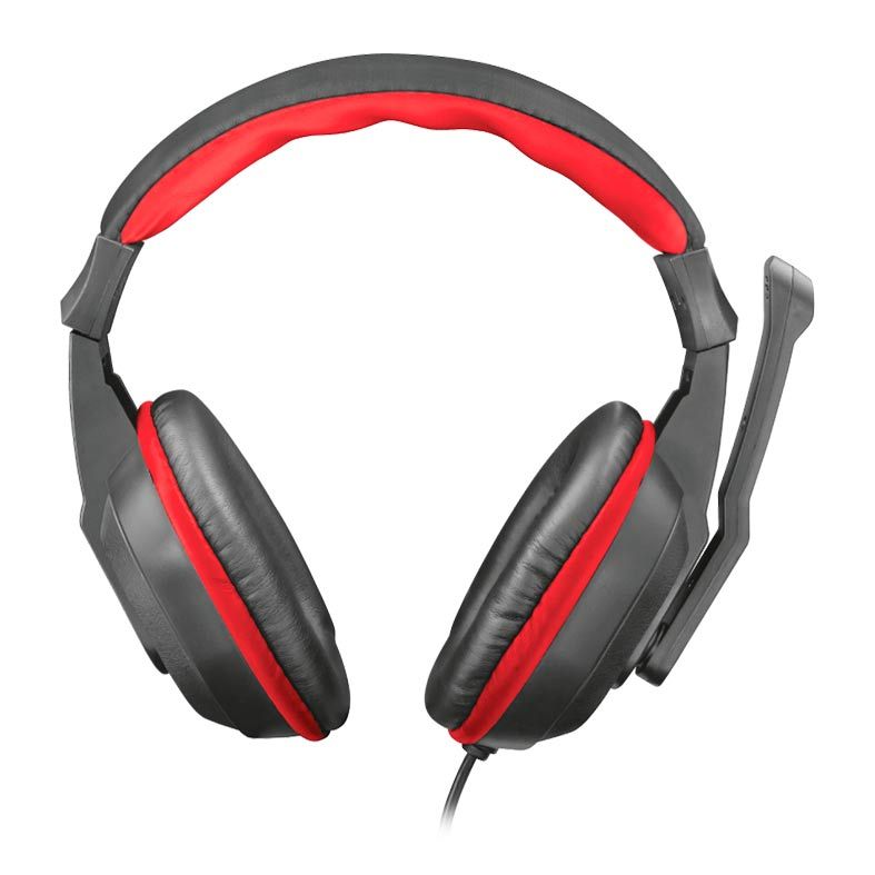 Headset Gamer Trust Ziva Preto/Vermelho, T21953