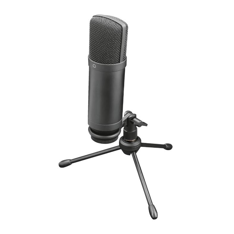 Microfone Trust Emita Plus GXT 252 Com Braço Articulado Preto, T22400