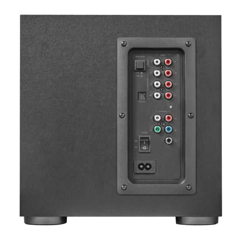Caixa de Som Trust GXT 698 Torro 5.1 Dolby Digital RGB 90W RMS + Controle Remoto, T23059