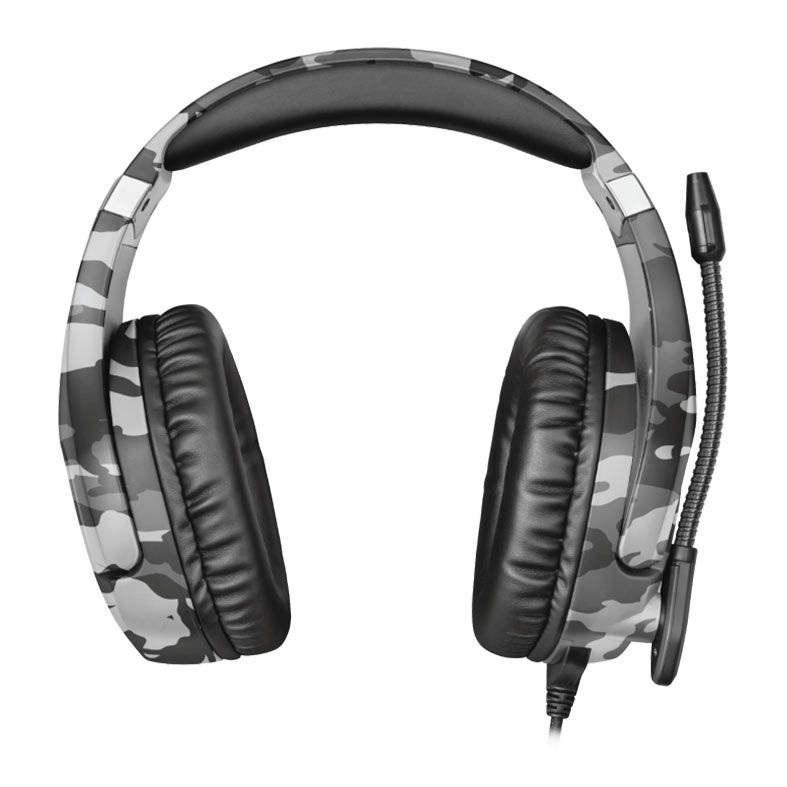 Headset Gamer Para PS4 Trust GXT 488 Forze-G, Drivers 50mm, Cinza Camuflado, T23531