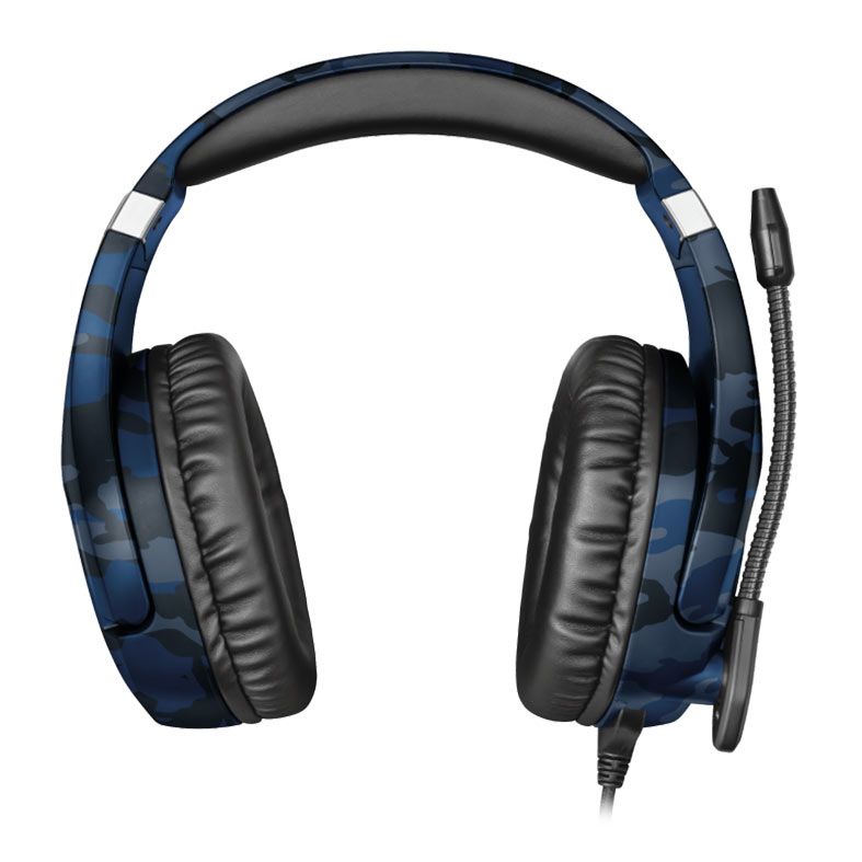 Headset Gamer Para PS4 Trust GXT 488 Forze-B, Drivers 50mm, Azul Camuflado, T23532