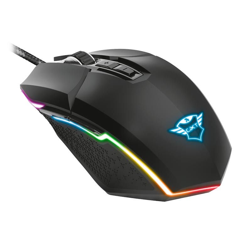 Mouse Gamer Trust GXT 950 Idon 6000DPI RGB 7 Botoes, T23645