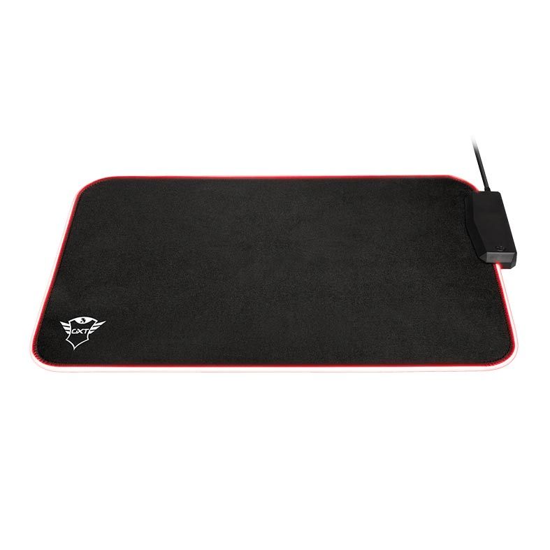 Mousepad Trust GXT 765 RGB 350x250x4mm Com HUB 4 Portas USB, T23646