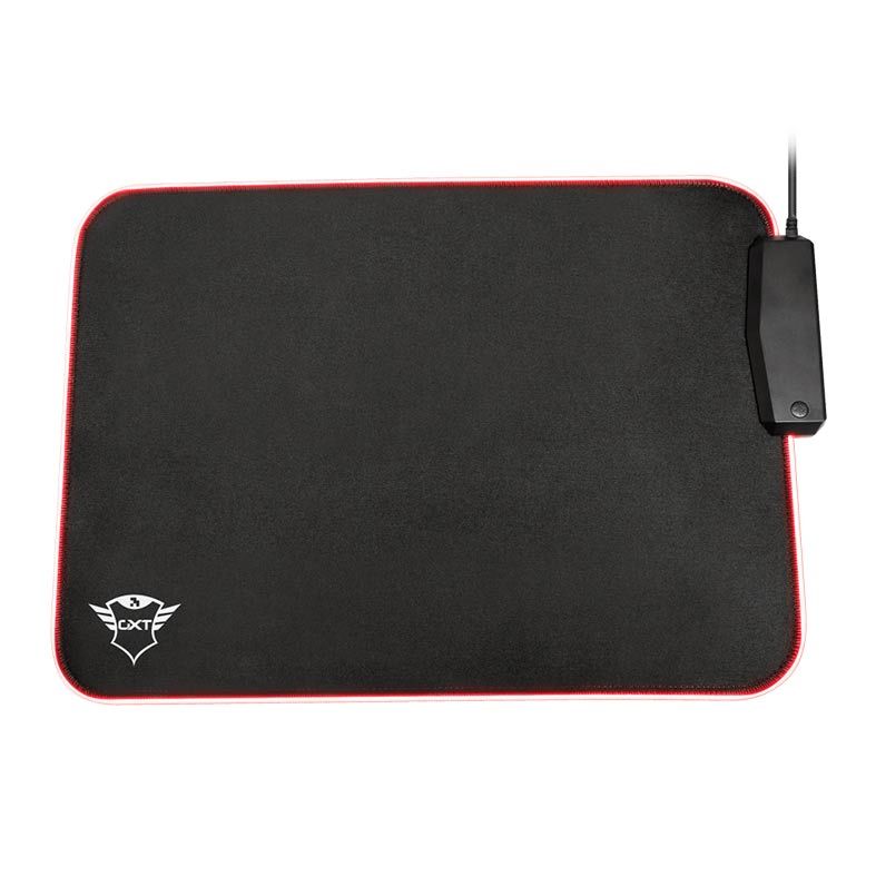 Mousepad Trust GXT 765 RGB 350x250x4mm Com HUB 4 Portas USB, T23646