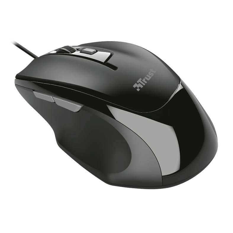 Mouse Trust Comfort Voca 2400dpi 5 Botoes Preto, T23650