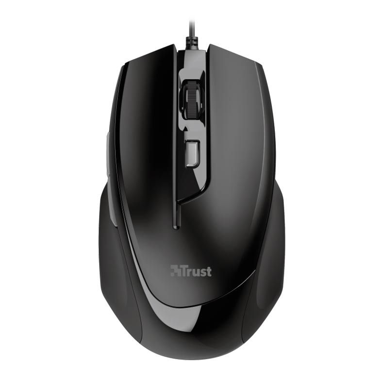 Mouse Trust Comfort Voca 2400dpi 5 Botoes Preto, T23650