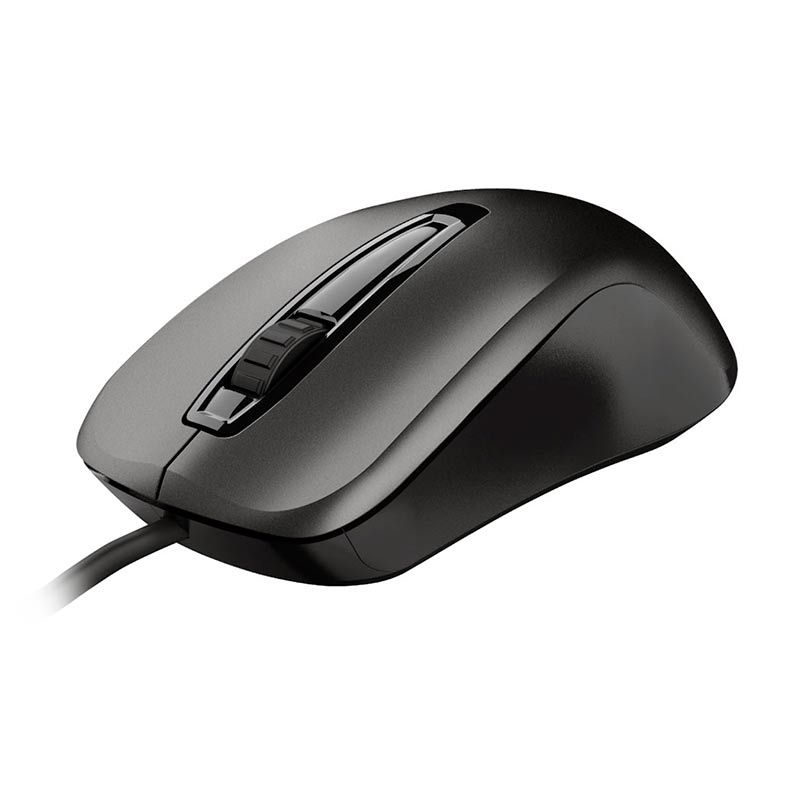 Mouse Trust Carve 1200dpi Preto, T23733