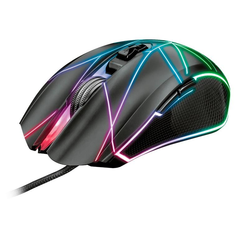 Mouse Gamer Trust GXT 160X Ture 4500DPI RGB 7 Botoes, T23797