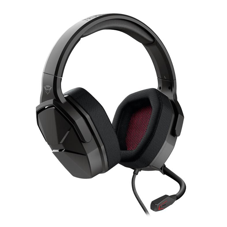 Headset Gamer Trust GXT 4371 Ward Multiplataforma Preto, T23799