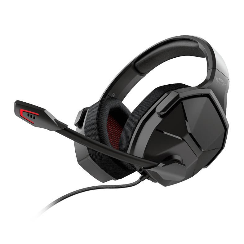 Headset Gamer Trust GXT 4371 Ward Multiplataforma Preto, T23799