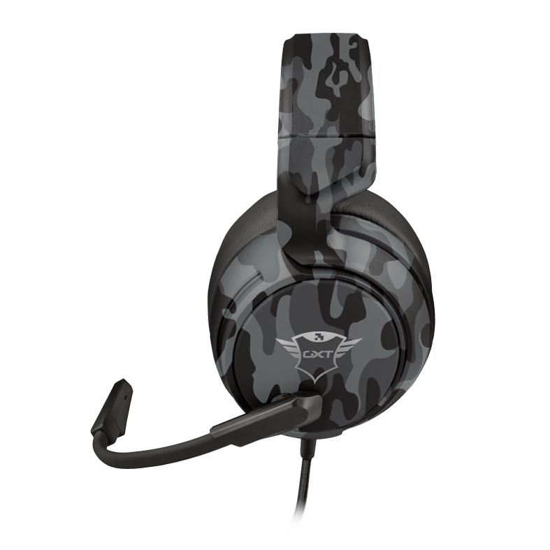 Headset Gamer Trust GXT 433K Pylo Multiplataforma Black Camo, T23939