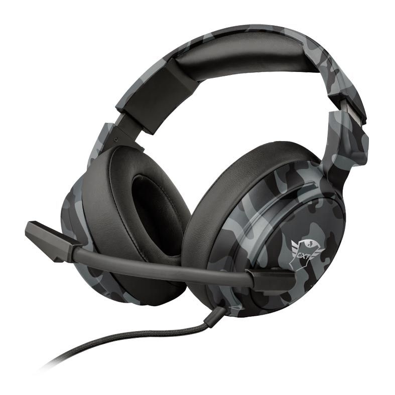 Headset Gamer Trust GXT 433K Pylo Multiplataforma Black Camo, T23939