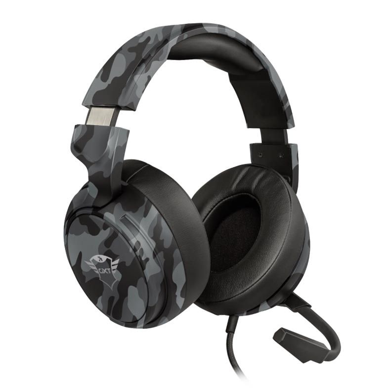 Headset Gamer Trust GXT 433K Pylo Multiplataforma Black Camo, T23939