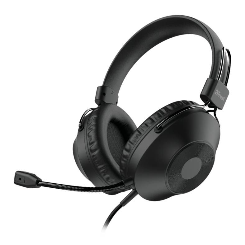 Headset Trust Ozo USB Preto, T24132