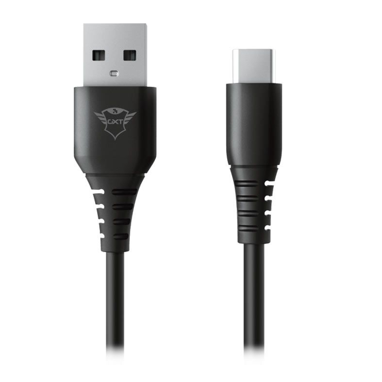 Cabo USB-A Para USB-C Trust GXT 226, Para PS5, 3m, Preto, T24168