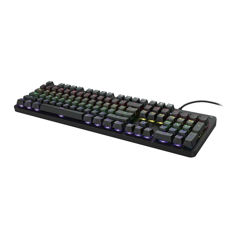 Teclado Mecanico Trust GXT 863 Mazz, Rainbow, US, Switch Outemu Vermelho, Preto, T24200