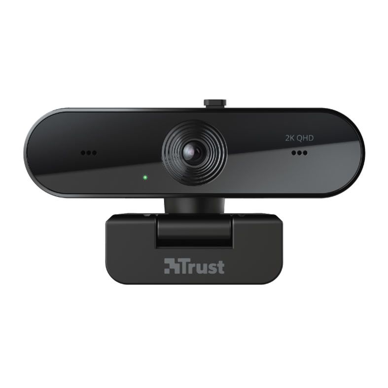 Webcam Trust Taxon, QHD 2K, USB, Preta, T24228