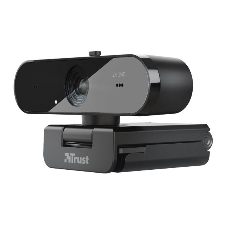 Webcam Trust Taxon, QHD 2K, USB, Preta, T24228