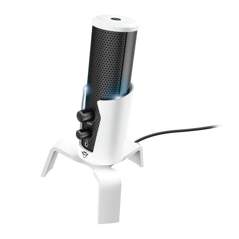 Microfone Trust GXT 258W Fyru 4-in-1 Branco, T24257