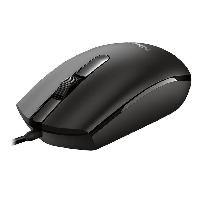 Mouse Trust Basi, 1200DPI, 3 Botoes, Preto, T24271