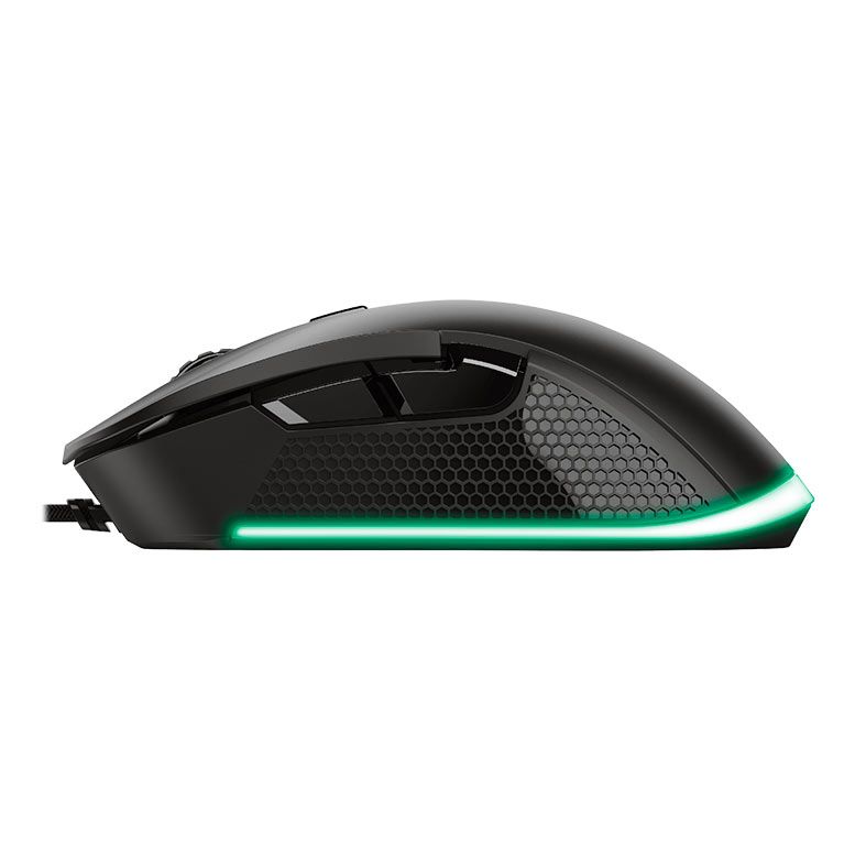Mouse Gamer Trust GXT 922 Ybar, RGB, 7200DPI, 6 Botoes, Preto, T24309