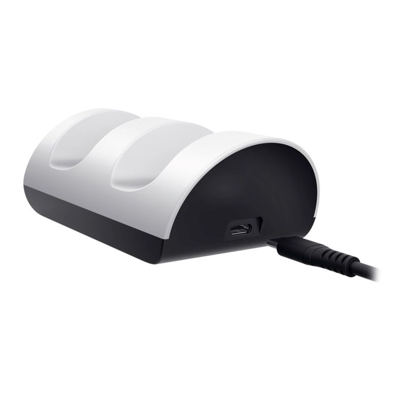Carregador Duplo Trust Gxt 254 Para PS5, Branco, T24451