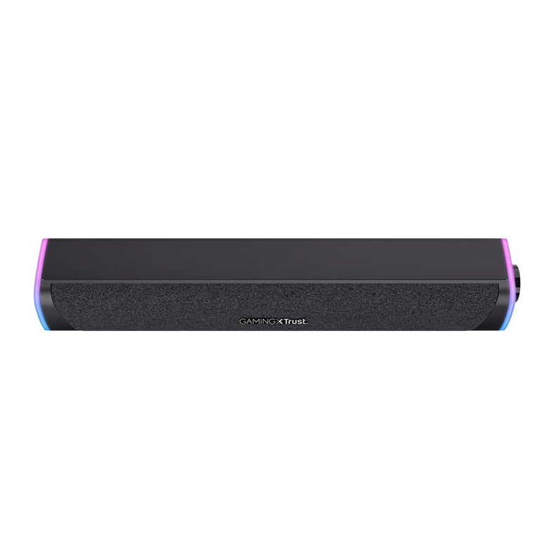Soundbar Trust Axon GXT 620 Para PC, Laptop e TV, USB, RGB, 12W, Preto, T24482