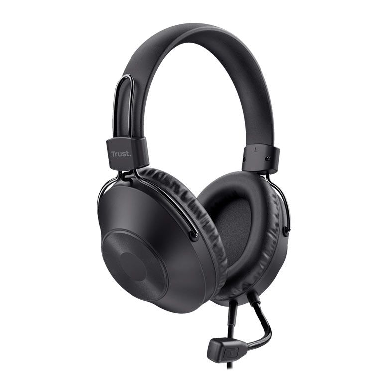 Headset Gamer Trust Ozo Comfort, Drivers 40mm, Preto, T24589