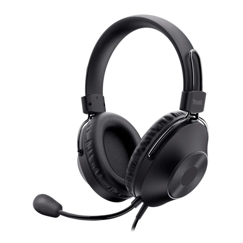 Headset Gamer Trust Ozo Comfort, Drivers 40mm, Preto, T24589