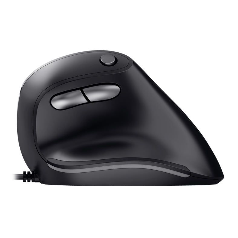 Mouse Ergonomico Trust Bayo, 4200dpi, 6 Botoes, Preto, T24635