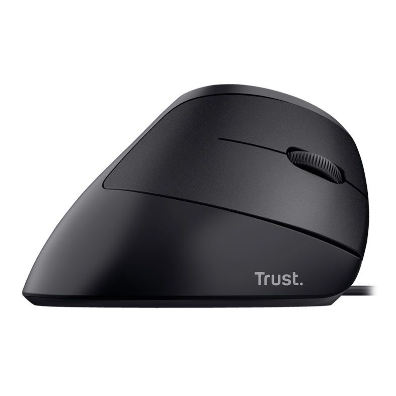Mouse Ergonomico Trust Bayo, 4200dpi, 6 Botoes, Preto, T24635