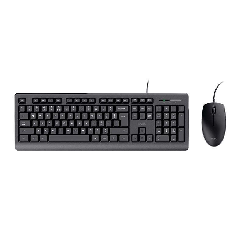 Kit Teclado e Mouse Trust Primo, ABNT2, T24662