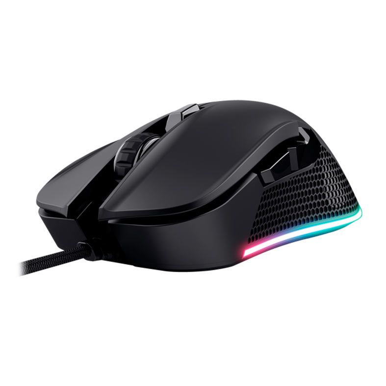 Mouse Gamer Trust GXT 922 Ybar, RGB, 7200DPI, 6 Botoes, Preto, T24729