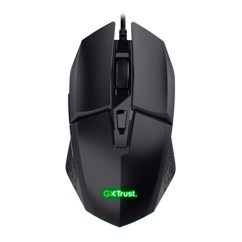 Mouse Gamer Trust Felox, 6400dpi, Rainbow, 6 Botoes, Preto, T25036