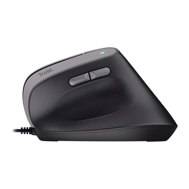 Mouse Trust Bayo II Ergonomic, USB, 2400DPI, 6 Botoes, Preto, T25144