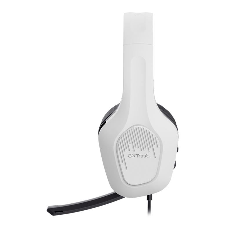 Headset Gamer Trust Zirox, Drivers 50mm, Branco, T25147