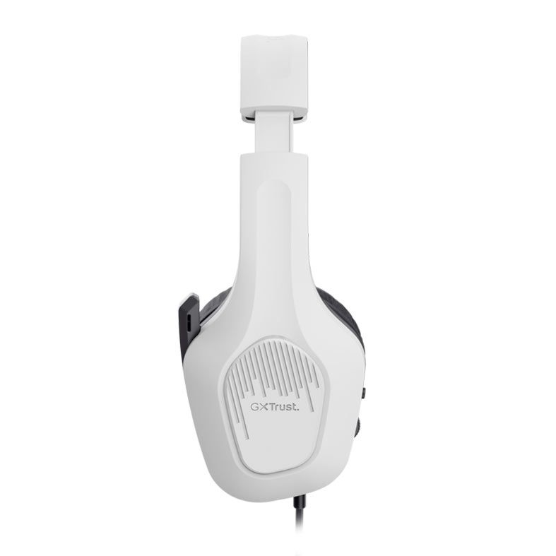 Headset Gamer Trust Zirox, Drivers 50mm, Branco, T25147