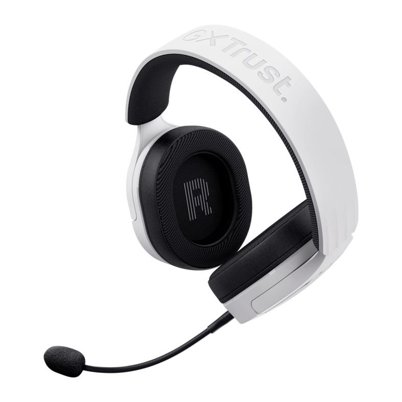 Headset Gamer Trust Fayzo, Som Surround 3.5, Drivers 50mm, Branco/Preto, T25210
