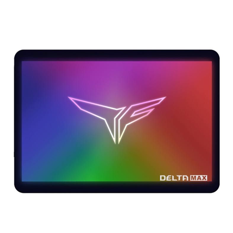SSD Team Group T-Force Delta MAX Lite, RGB, 512GB, 2.5, Sata III 6GB, Leitura 550MB/s, Gravacao 500MB/s, Preto, T253TM512G0C325