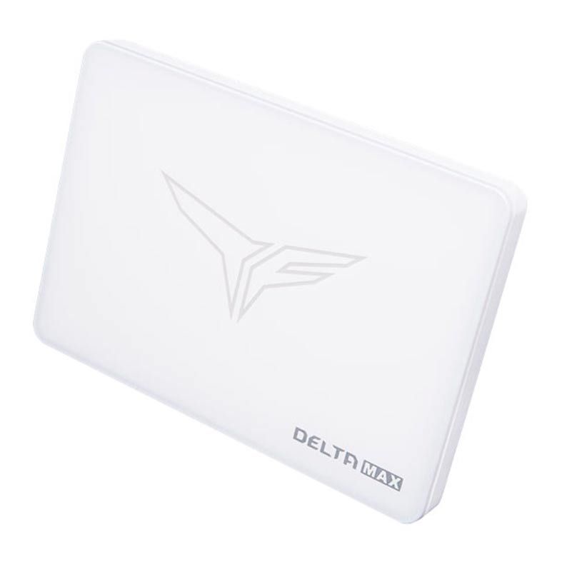 SSD Team Group T-Force Delta MAX Lite, RGB, 512GB, 2.5, Sata III 6GB, Leitura 560MB/s, Gravacao 510MB/s, Branco, T253TM512G0C425