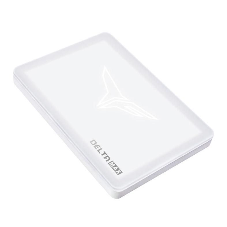 SSD Team Group T-Force Delta MAX Lite, RGB, 512GB, 2.5, Sata III 6GB, Leitura 560MB/s, Gravacao 510MB/s, Branco, T253TM512G0C425