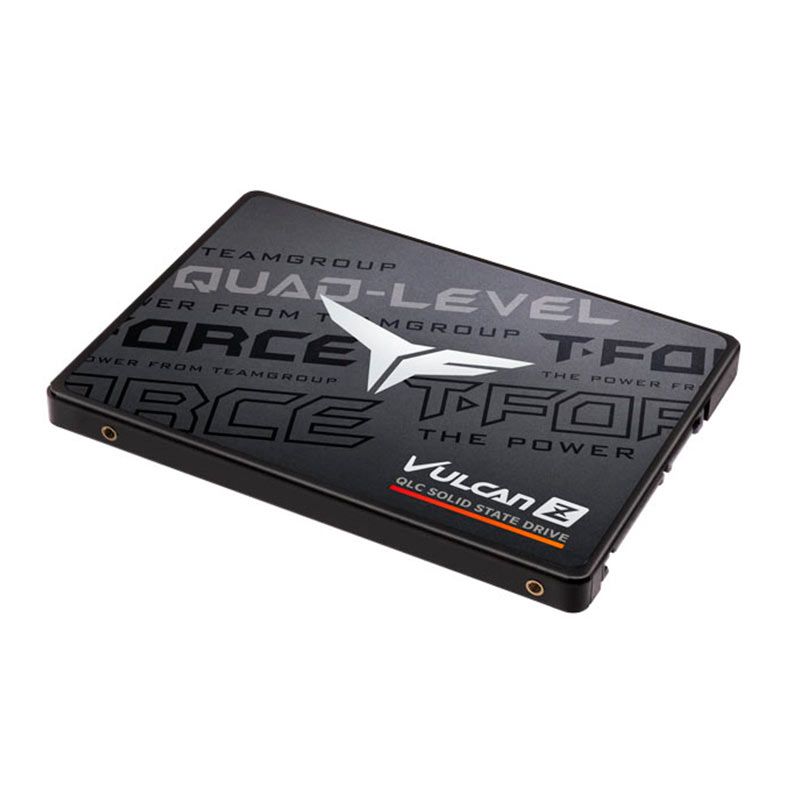 SSD Team Group T-Force Vulcan Z QLC, 2TB, 2.5, Sata III 6GB/s, Leitura 550 MB/s, Gravacao 510 MB/s, T253TY002T0C101