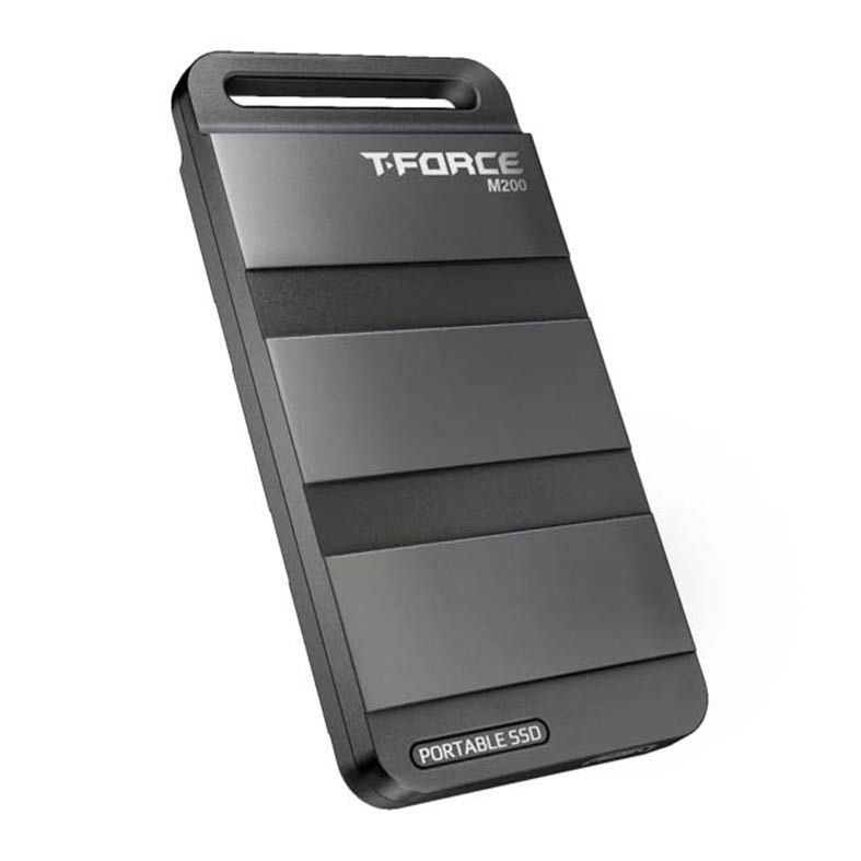 SSD Externo Team Group T-Force M200, 500GB, USB-C 3.2, Leitura 2000MB/s, Gravacao 2000MB/s, T8FED9500G0C102